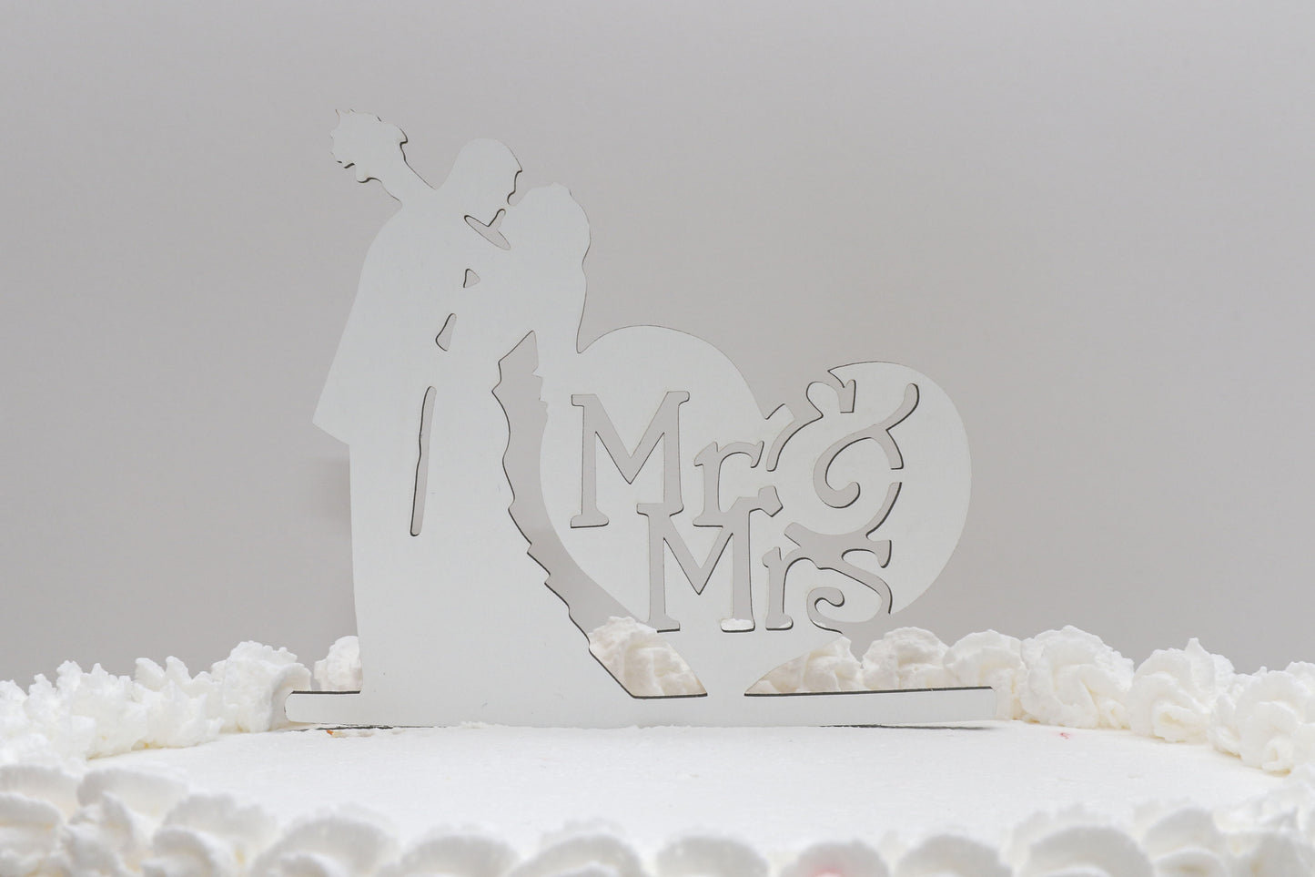 Topo de Bolo de Casamento - Mr & Mrs