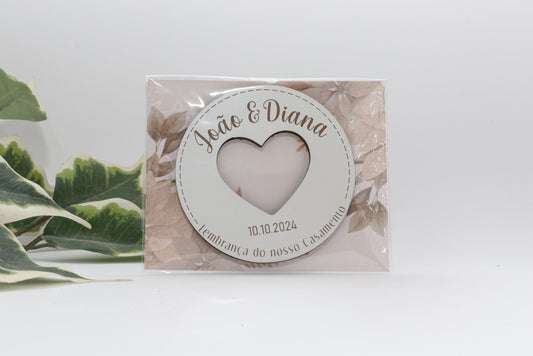 Wedding Souvenir - Heart in the middle