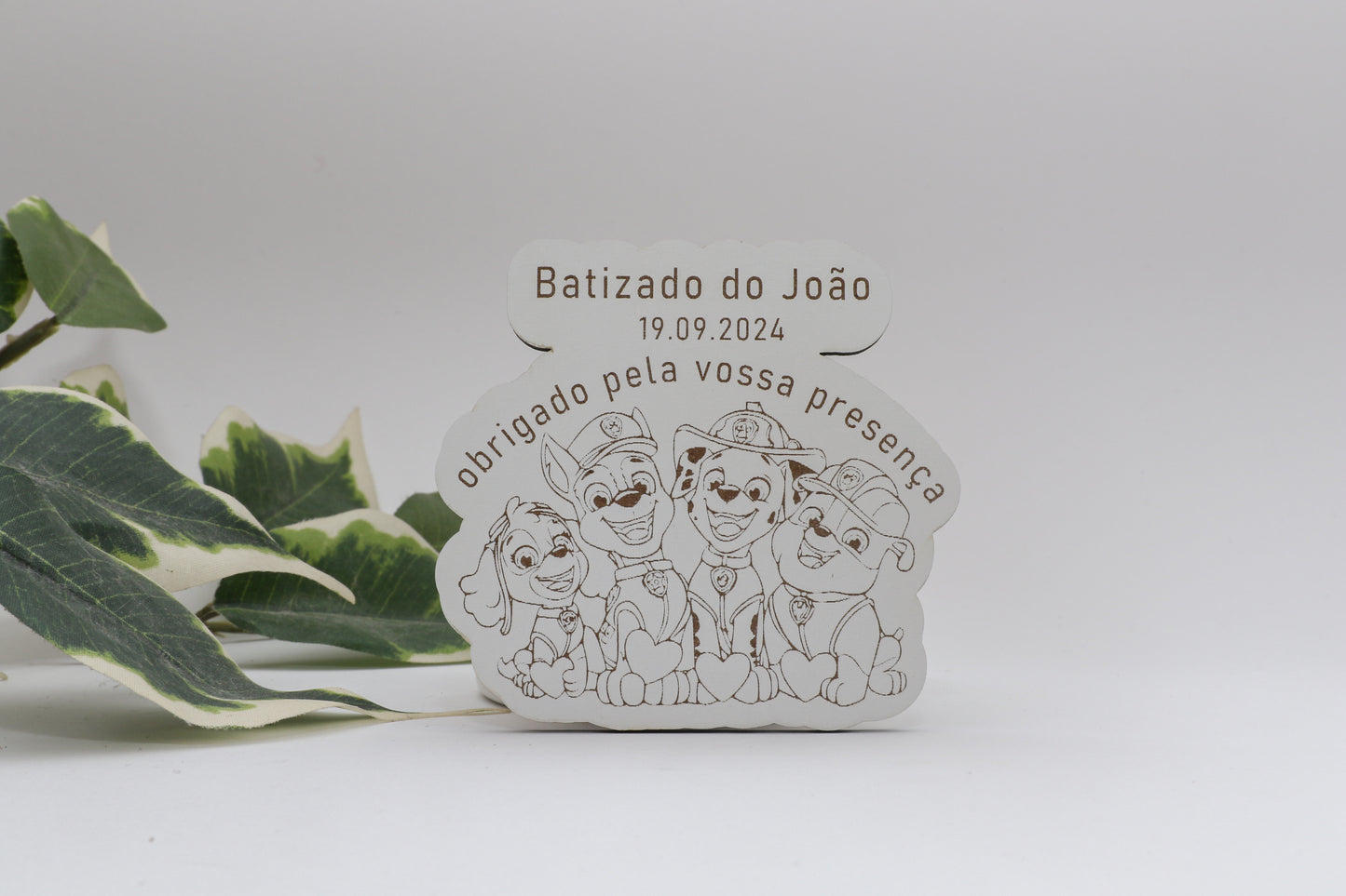 Lembrança de Batizado- Patrulha Pata