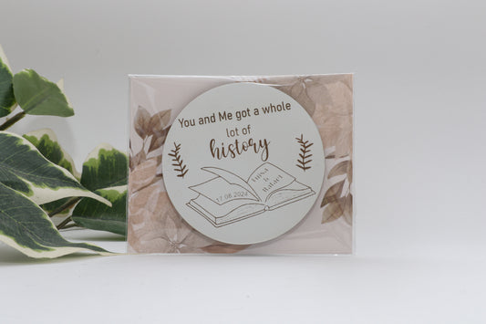 Wedding Souvenir - History Circle