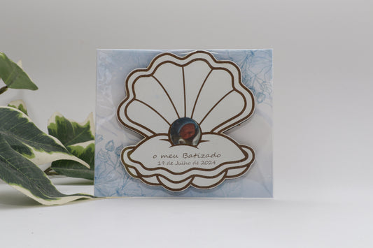 Lembrança de Batizado- Concha com foto