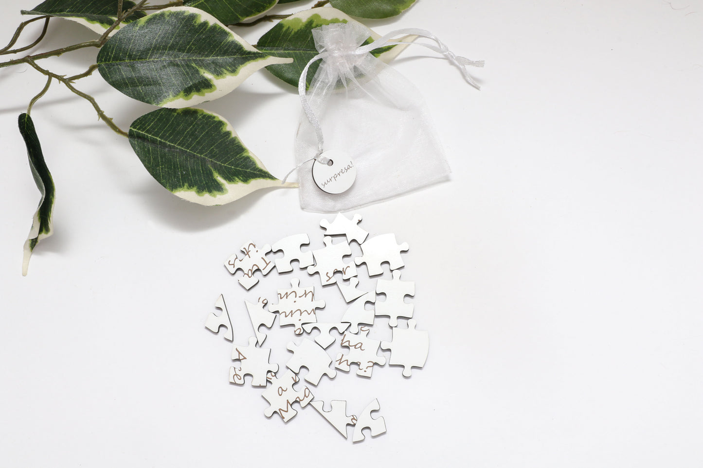 Convite para Padrinhos - Puzzle