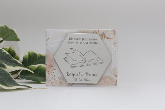 Wedding Souvenir - History Hexagon