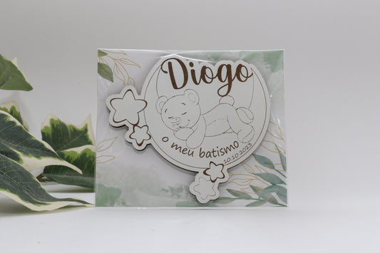 Lembrança de Batizado- Urso na Lua