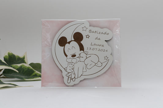Lembrança de Batizado- Mickey/Minnie na Lua