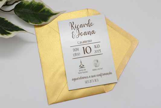 Convite para Casamento - Convite 1