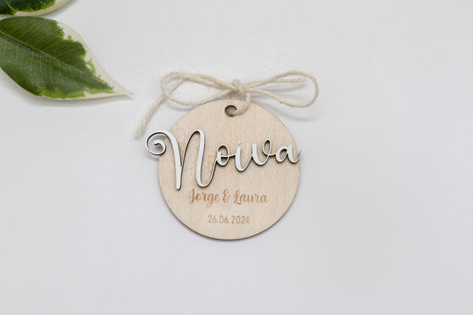 Cabide de Casamento - Noiva & Noivo Pack
