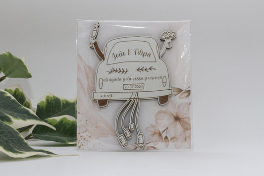 Wedding Souvenir - Bride and Groom Car