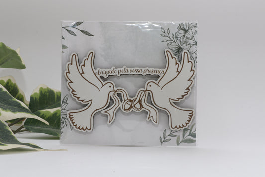 Wedding Favors - Birds with Ring