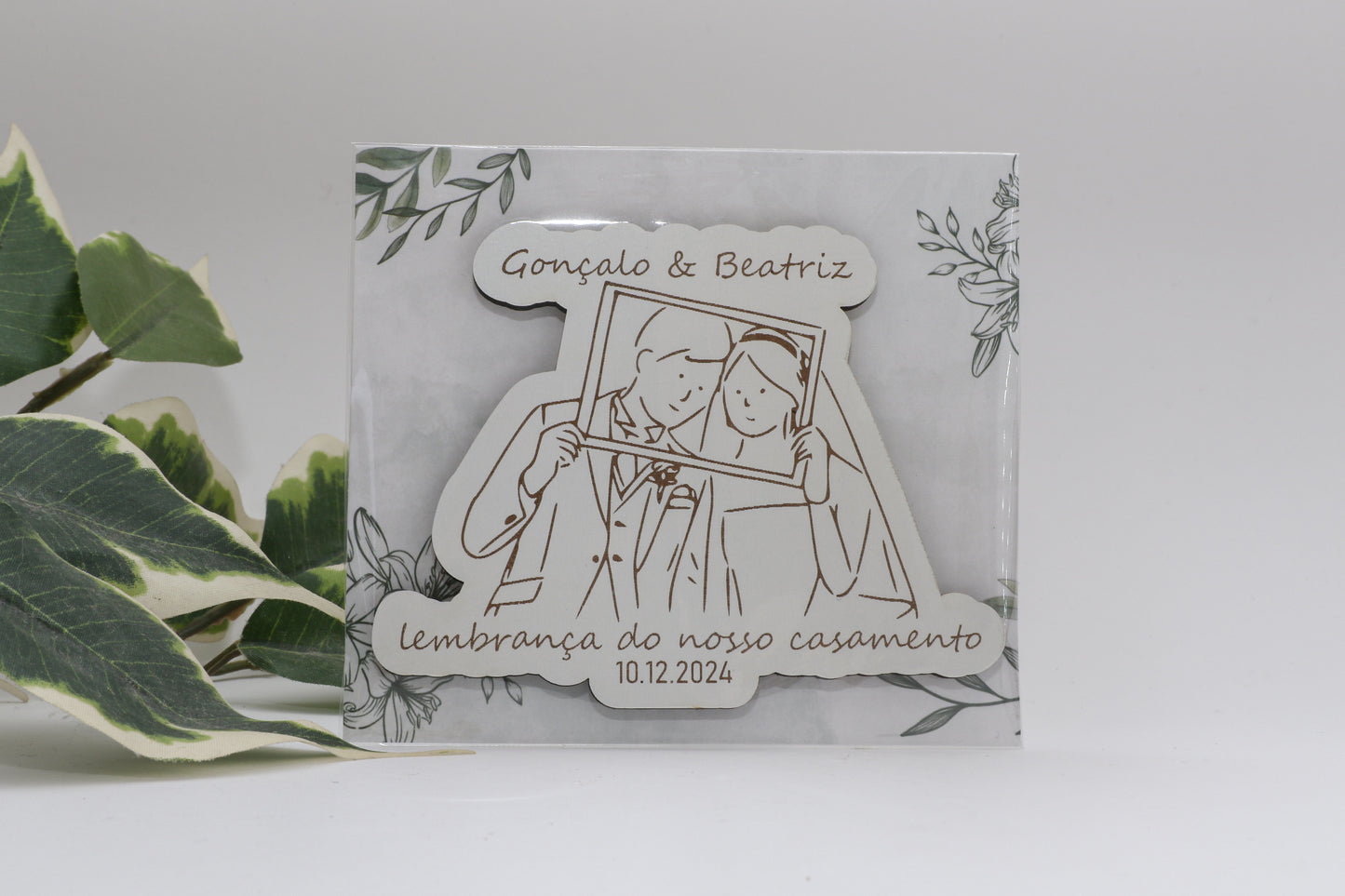 Lembrança de Casamento - Moldura de Casal