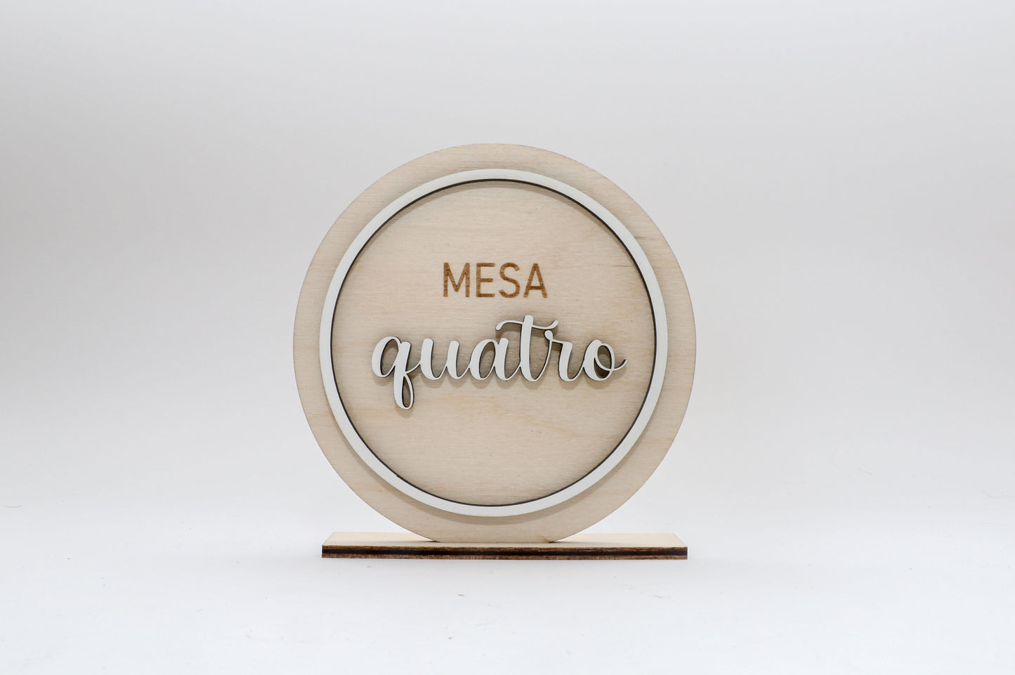 Marcador de Mesa - Círculo