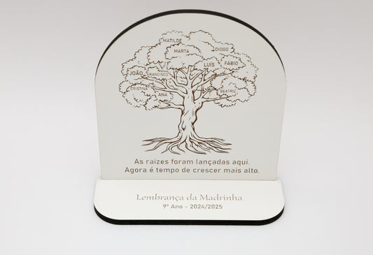 Lembrança Finalista - Árvore com Nomes