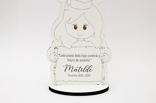 Lembrança Finalista - Menina/o Diploma
