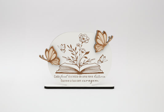 Lembrança Finalista - Livro & Borboletas