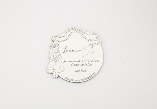 Baptism Souvenir - Circle with animals