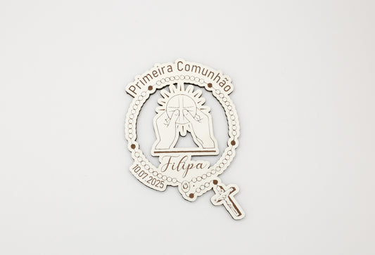 Baptism Souvenir - Circle with animals