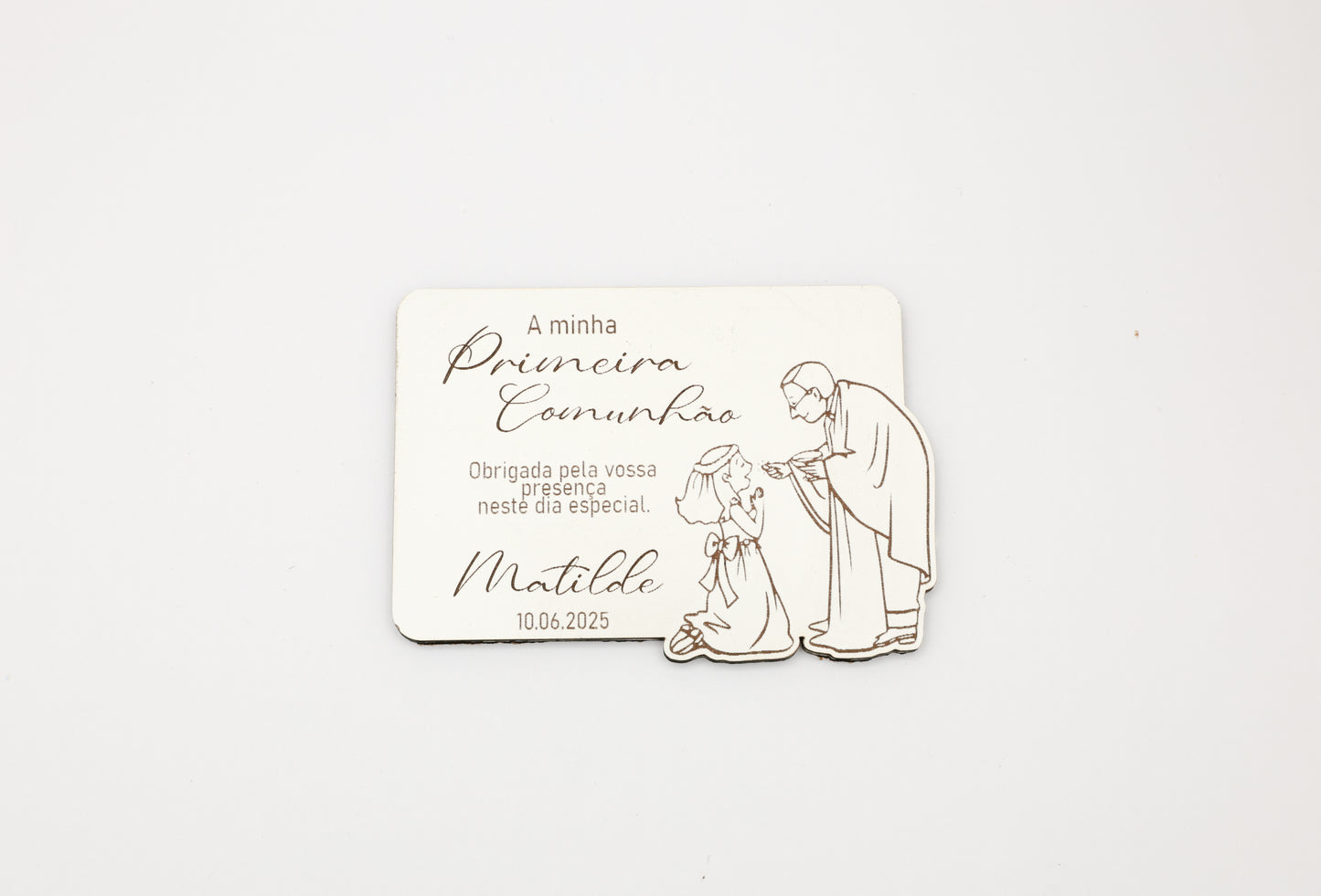 Baptism Souvenir - Circle with animals