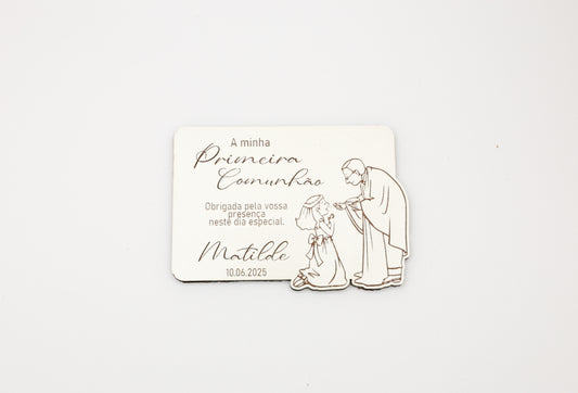 Baptism Souvenir - Circle with animals